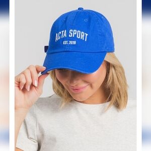 NWT ACTA 💙 Dad Cap - Baseball Hat - Cobalt Blue - Small
